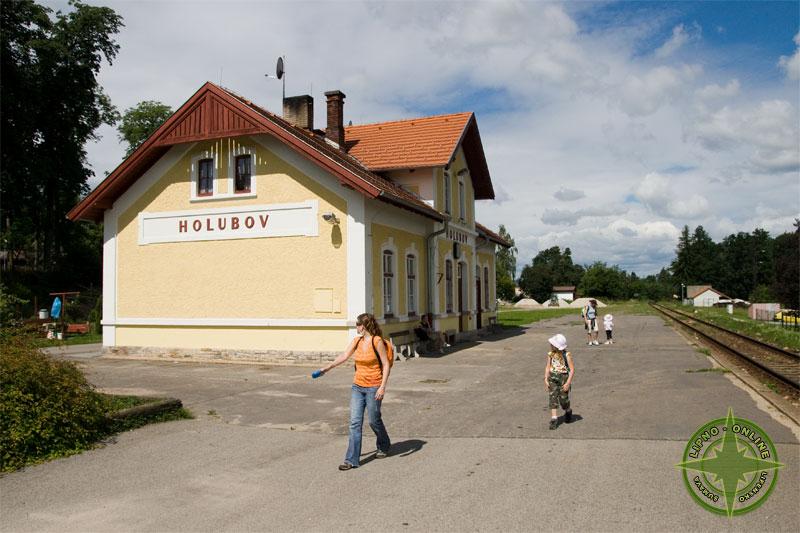Putovn vlakem kon v Holubov 