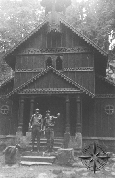Stoeck kaple za dob elezn opony - 1989<br>Za foto dkujeme venmu panu Robertu Krausovi