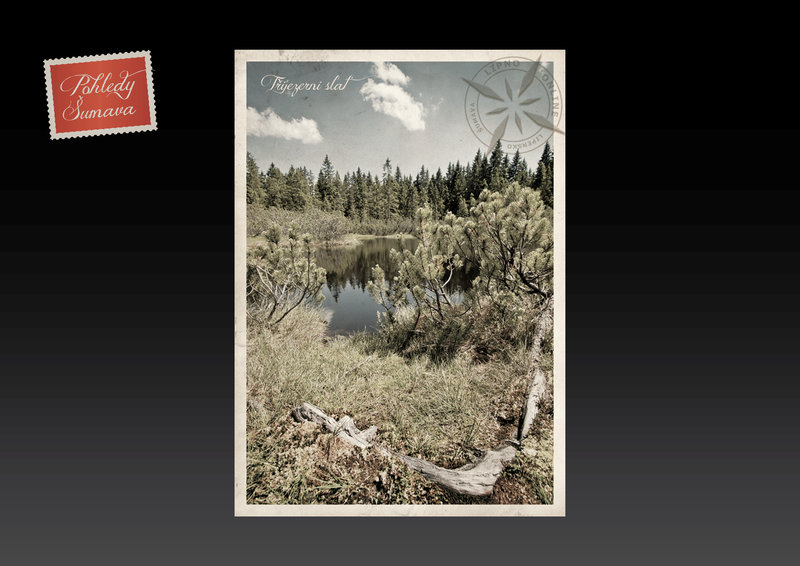 N nov projekt - ratelslag retro pohlednice ze umavy