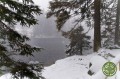 I když jsme jezero navštívili za sněhové vánice, bylo nač se dívat 