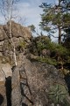 Výstup na samotný vrcholový skalní útvar je trochu adrenalinová záležitost,<br> hlavně pro turisty mající strach z výšek
