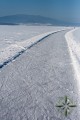 Ledov drha u Lukavick ztoky mezi Frymburkem a ernou v Poumav 
